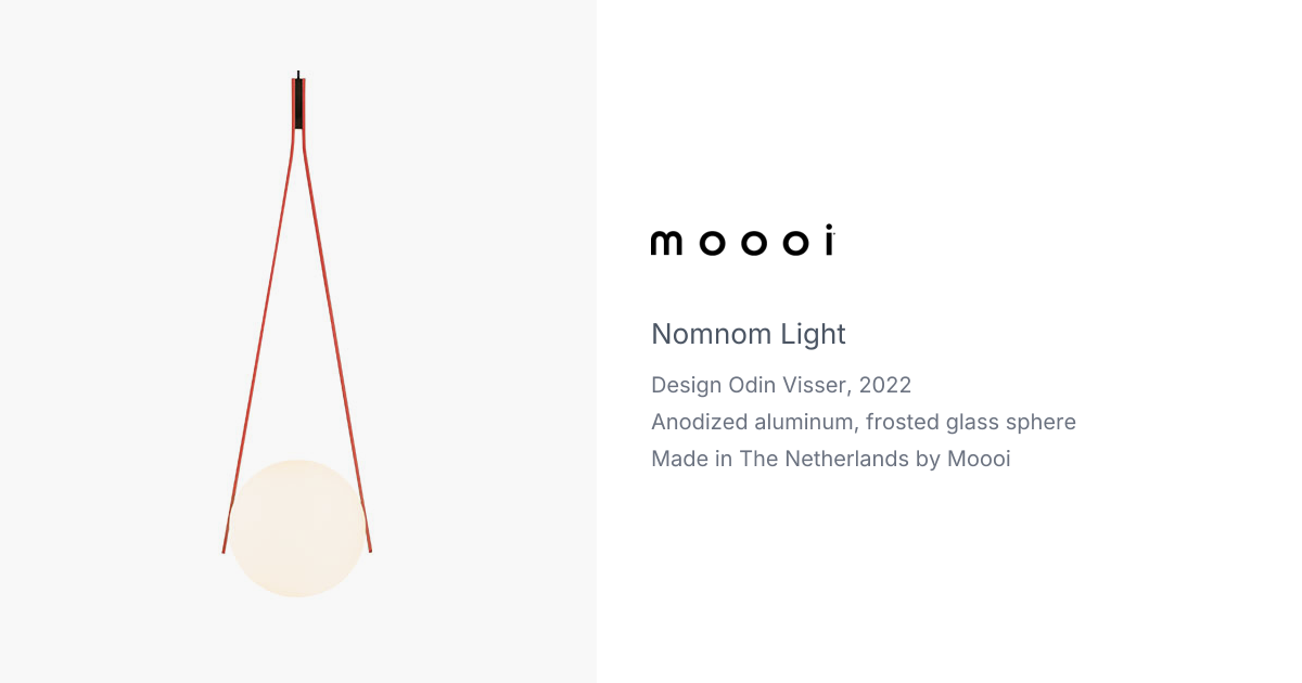 NomNom Light by Odin Visser for Moooi | hive