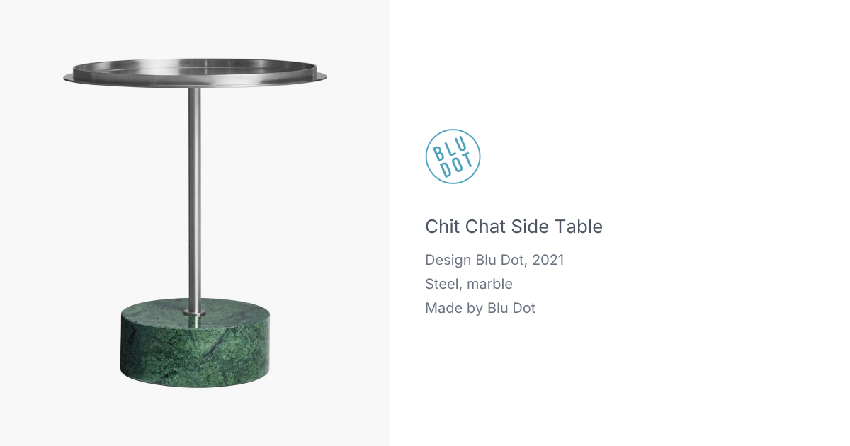 Chit Chat Side Table from Blu Dot | hive