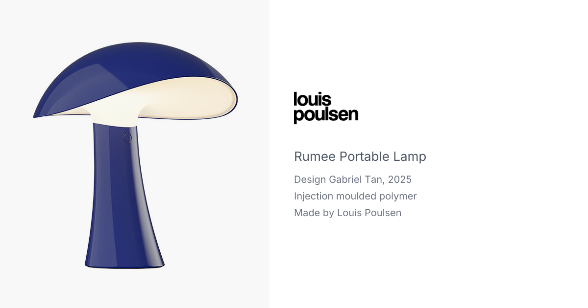 Rumee Portable Table Lamp by Gabriel Tan for Louis Poulsen | hive