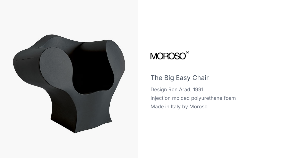 The Big Easy chair by Ron Arad for Moroso | hive