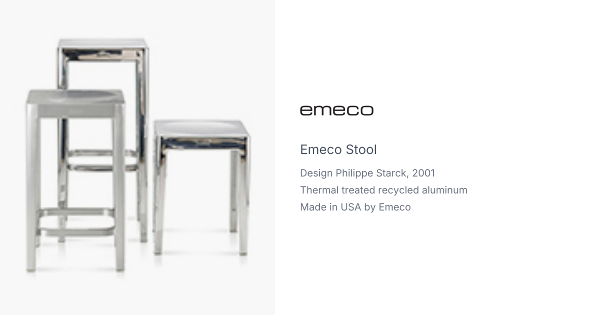 Emeco Stools by Philippe Starck | hive
