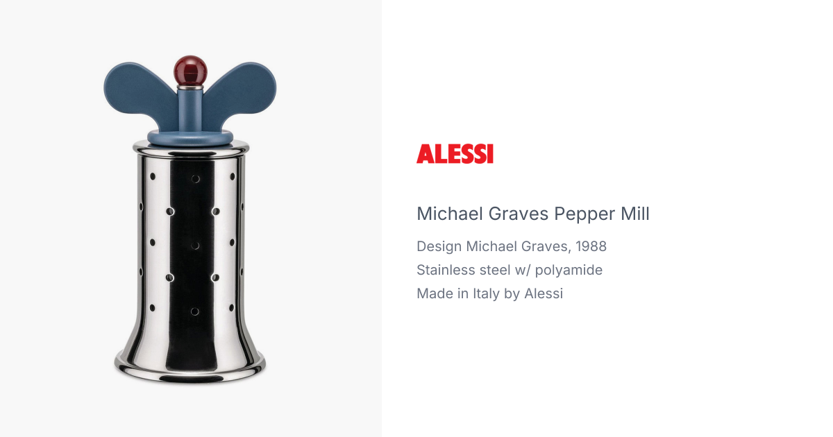 Michael Graves 9098 Pepper Mill for Alessi | hive