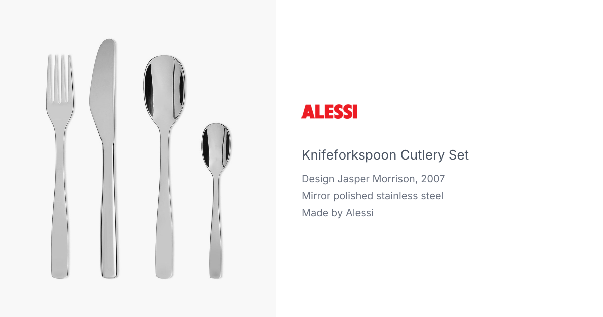 knifeforkspoon cutlery set | hive