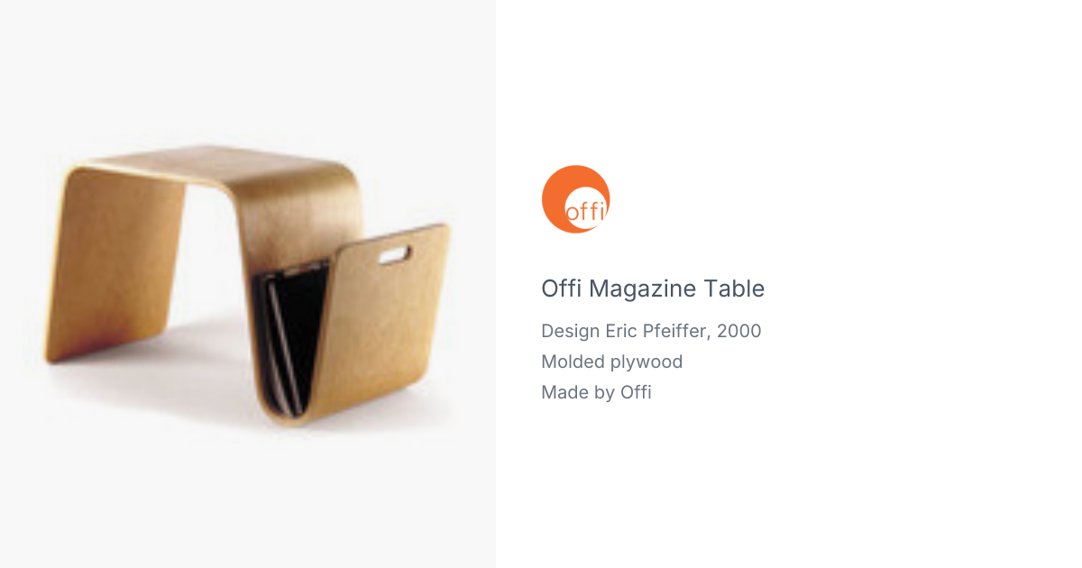 offi magazine table | hive