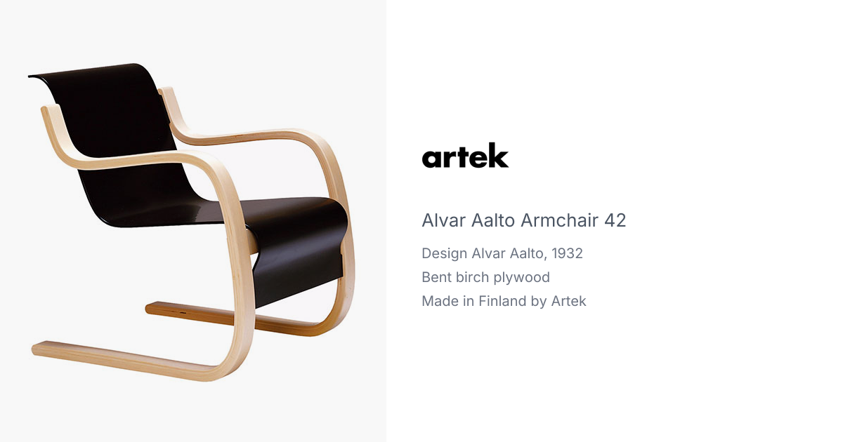 Armchair 42 by Alvar Aalto for Artek | hive