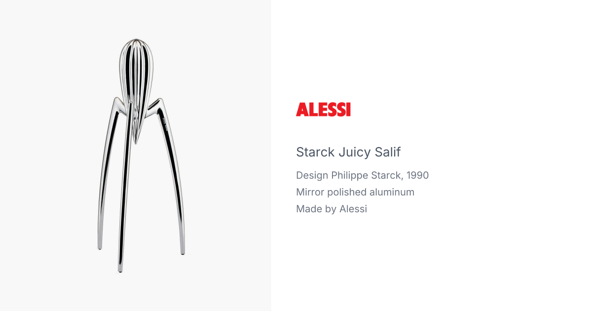 Juicy Salif by Philippe Starck for Alessi | hive