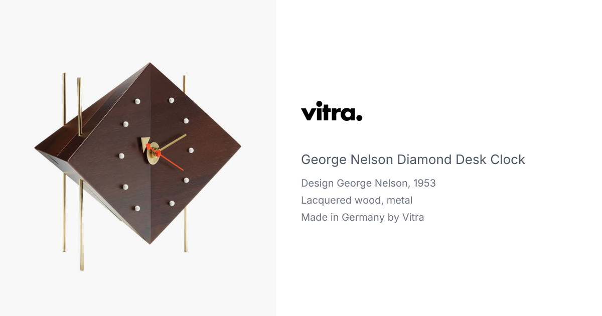 即購入OK】George Nelson Vitra 置き時計【ジャンク品】