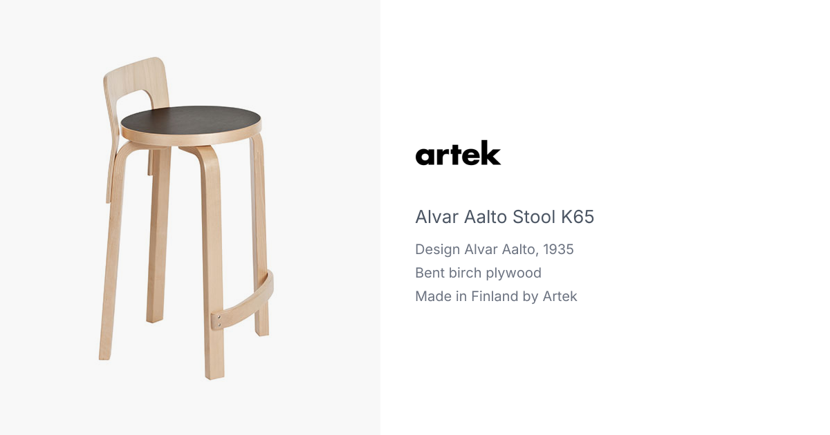 High Chair K65 by Alvar Aalto for Artek | hive