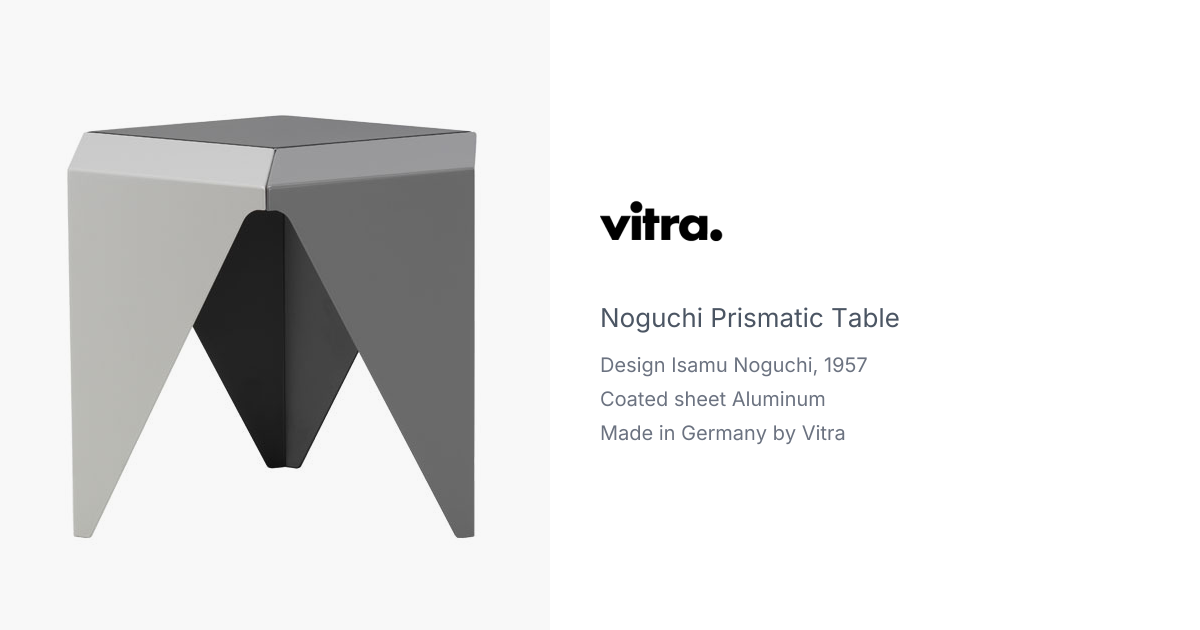 Isamu Noguchi Prismatic Table for Vitra | hive