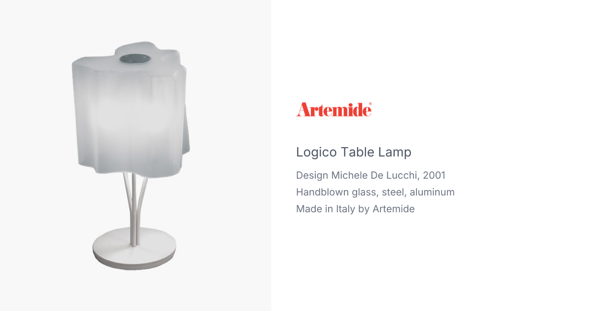 Logico Series by Michele de Lucchi for Artemide | hive