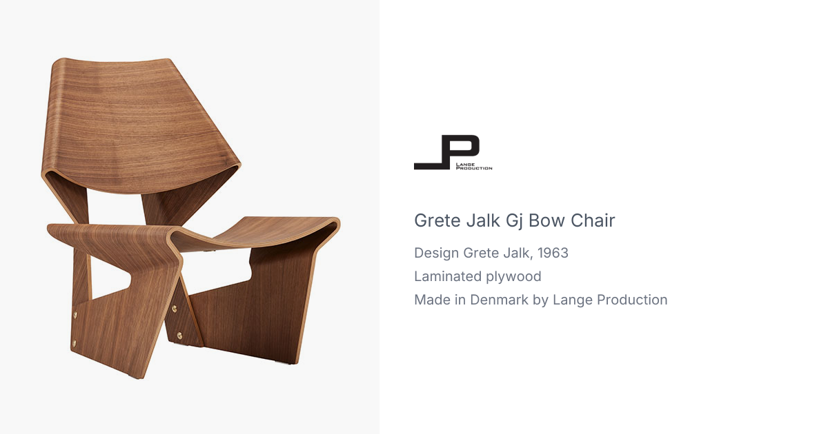Grete Jalk GJ Chair Produced by Lange | hive