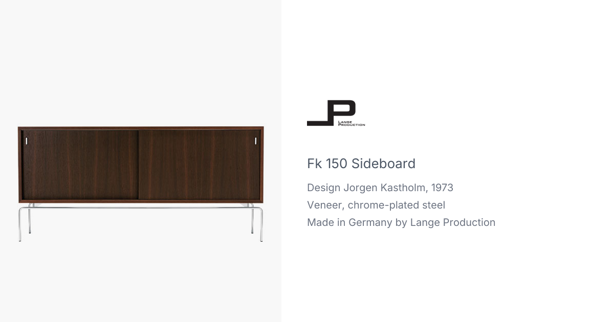 FK150 Sideboard by Jorgen Kastholm and Produced by Lange