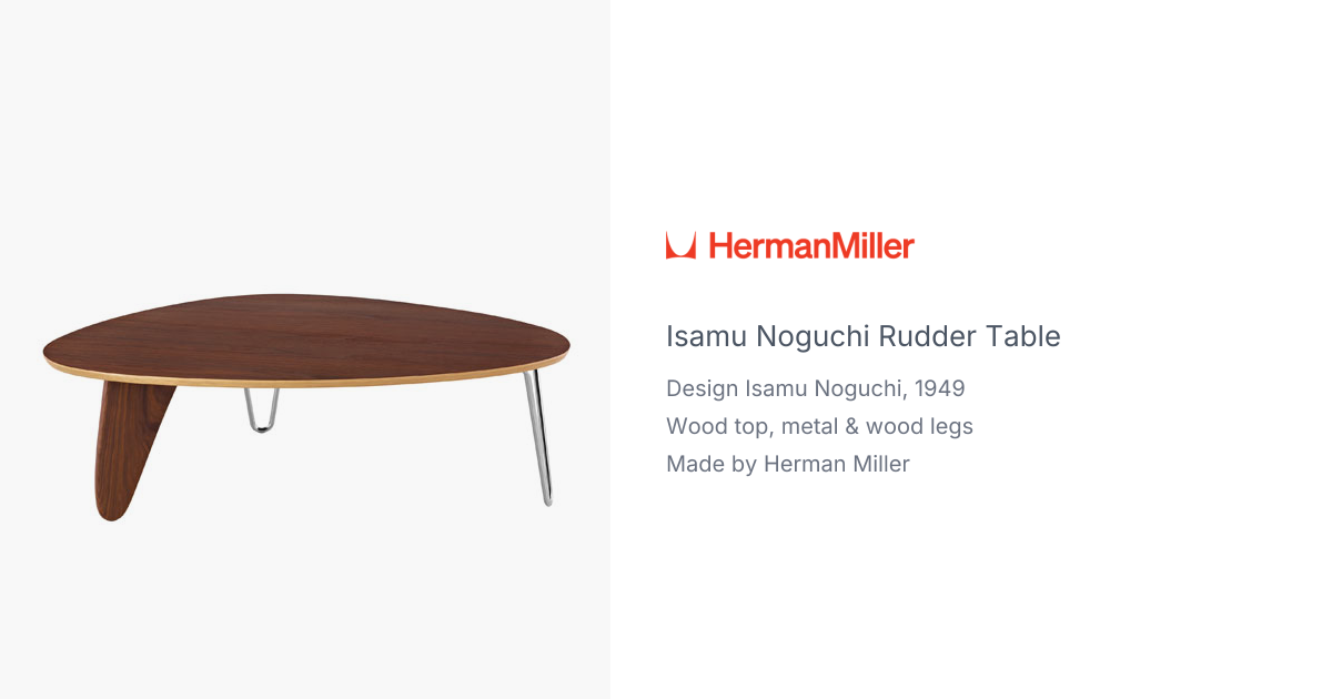 Isamu Noguchi Rudder Table for Herman Miller | hive
