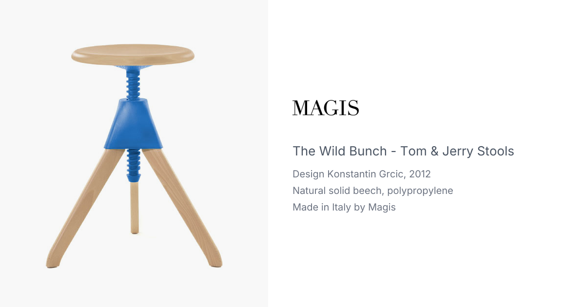 Tom & Jerry Stool by Konstantin Grcic for Magis | hive