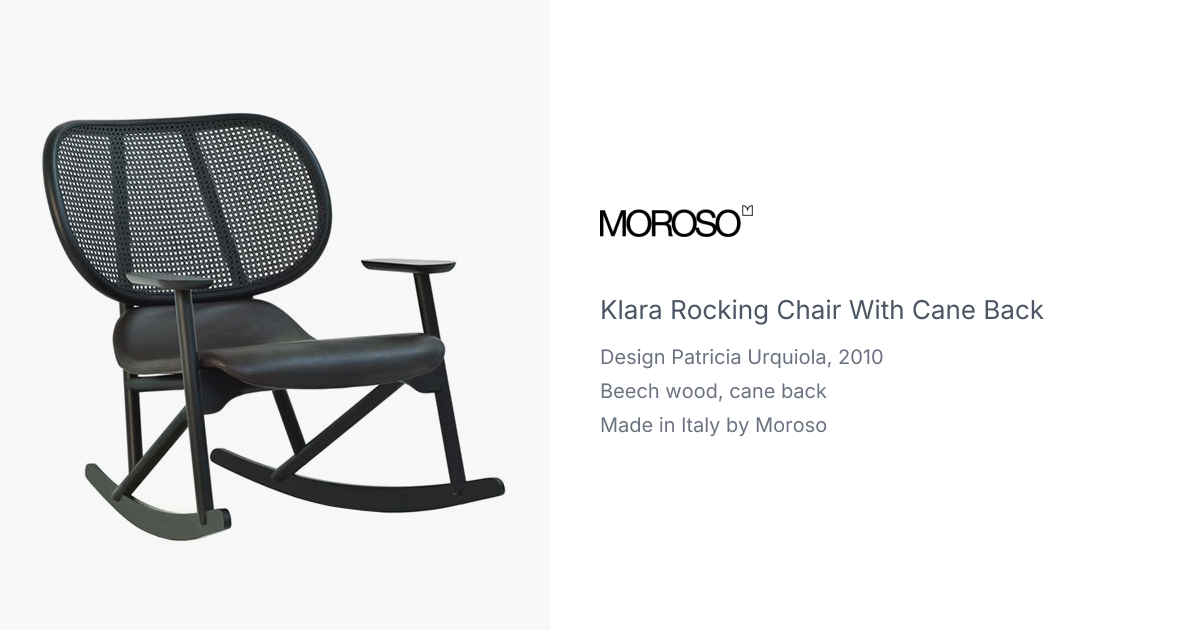 klara rocking chair with cane back | hive