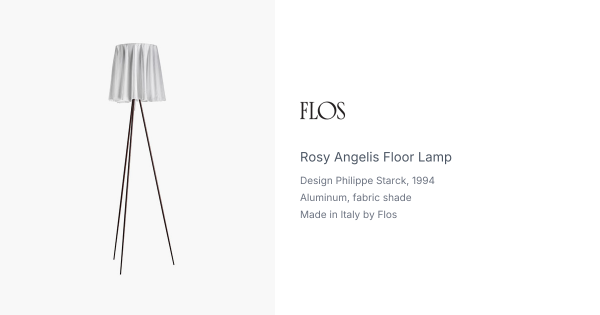 Flos Rosy Angelis Floor Lamp by Philippe Starck | hive