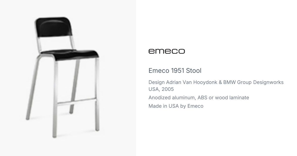 emeco 1951 stool | hive