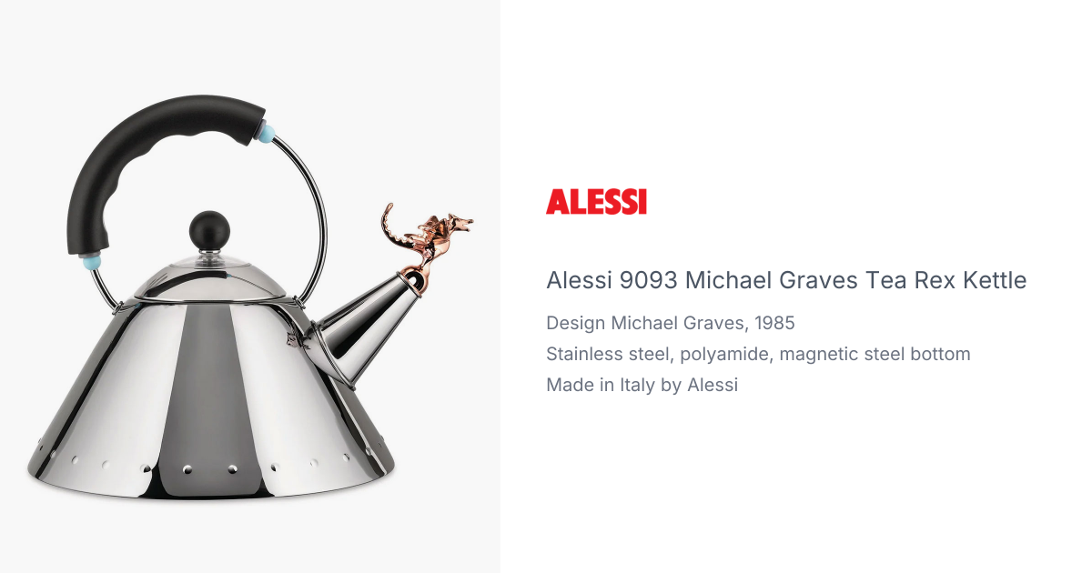 Alessi 9093 Michael Graves Tea Rex Kettle | hive