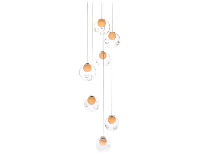 bocci 28.7 random seven pendant chandelier