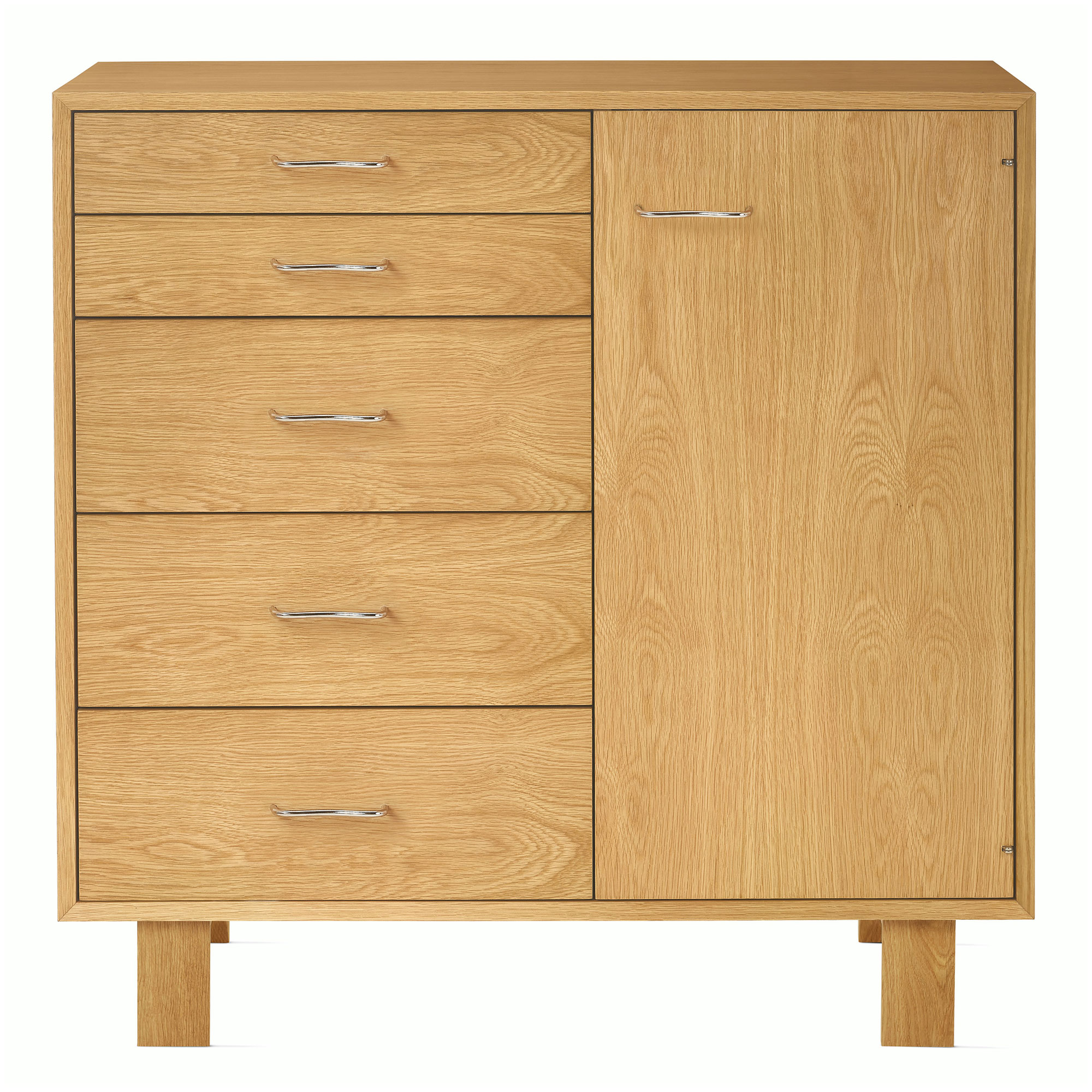 Nelson Basic Cabinet Series 5-Drawer Cabinet with Door by George