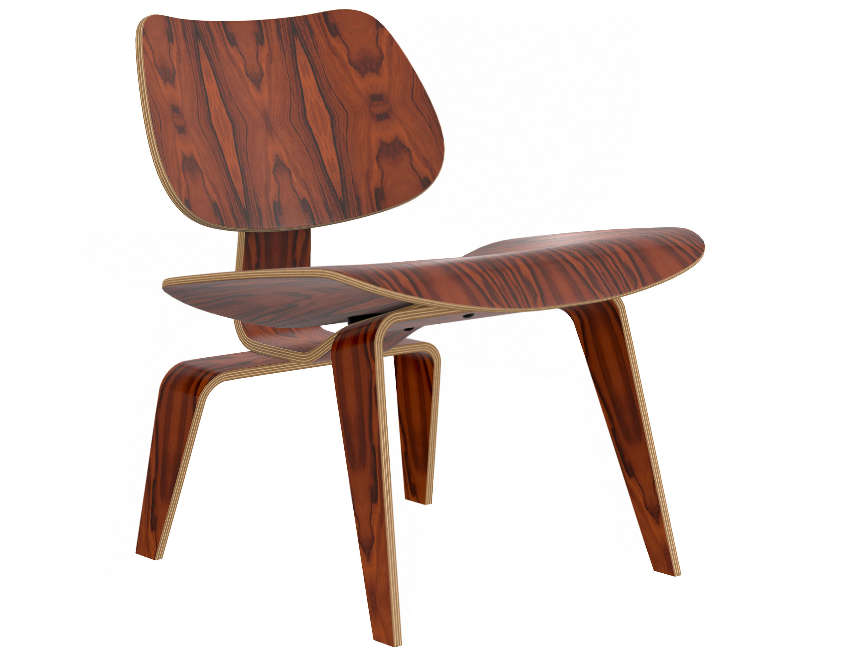 Eames LCW molded plywood lounge chair by Herman Miller | hive