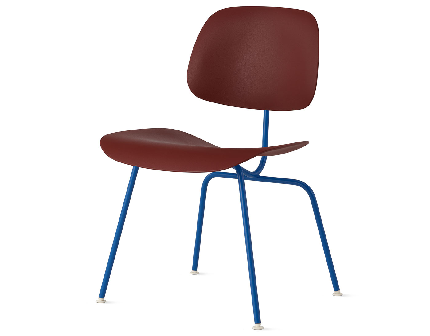 Eames Molded Plastic Dining Chair Metal Base EC-127 by