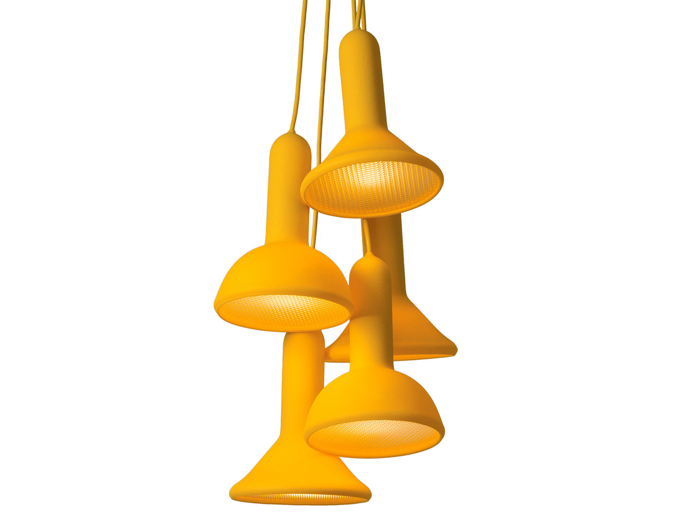 Torch Light Bunch Pendant Cluster by Sylvain Willenz for