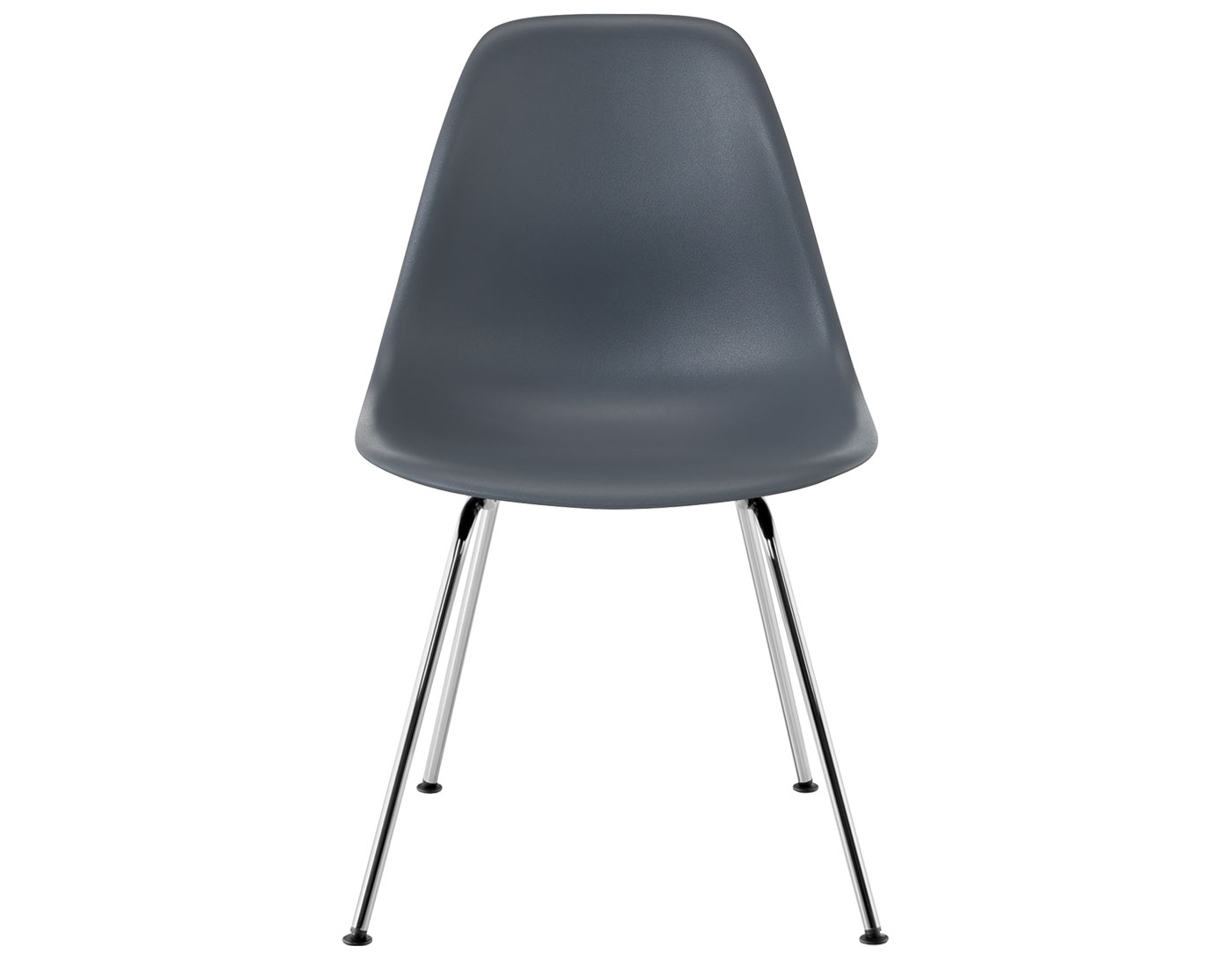 eames molded plastic side chair with 4 leg base | hive