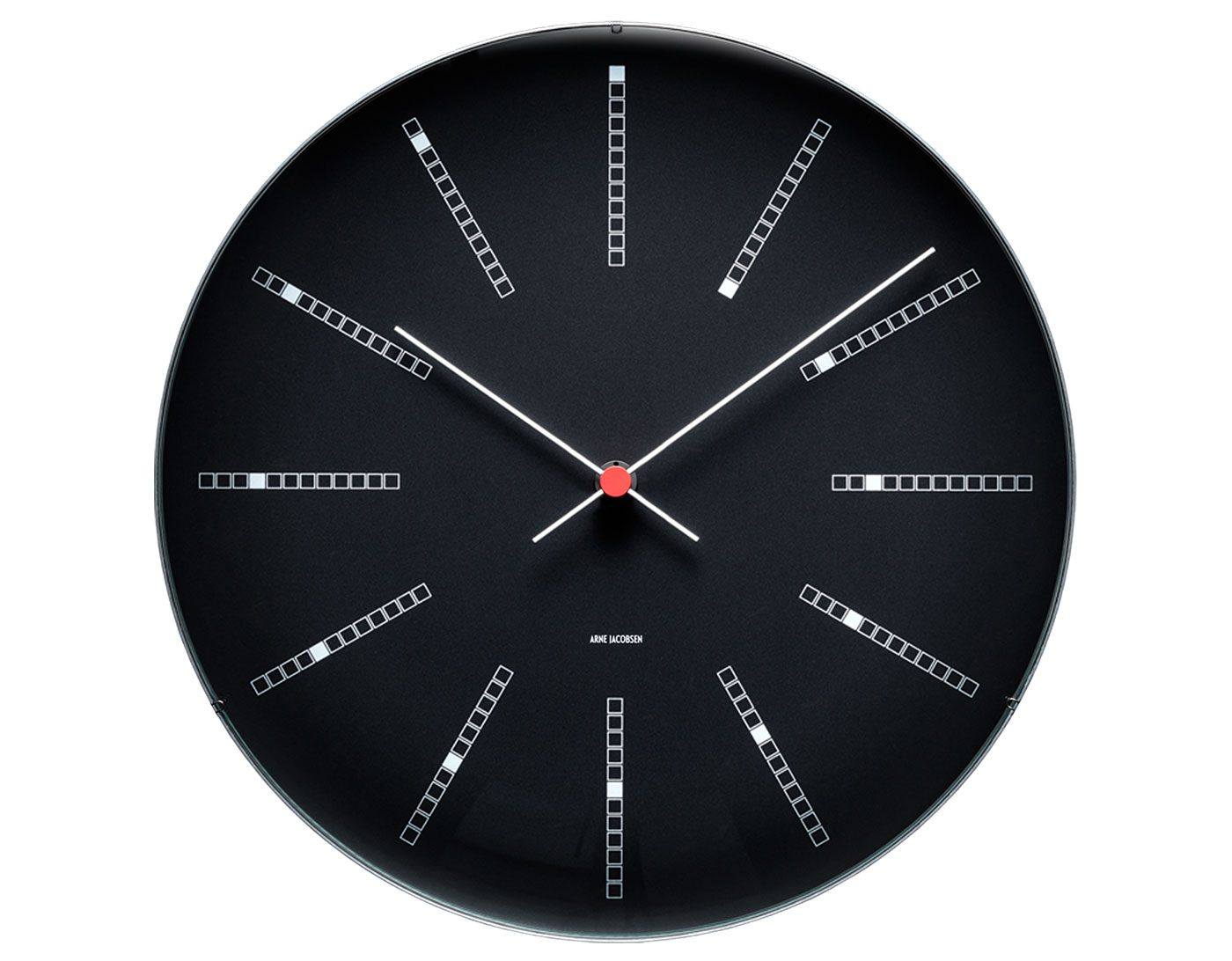 ARNE JACOBSEN 掛時計 BANKERS 29cmJUNGHANS Banker's Clock by Arne Jacobsen from Rosendahl | hive