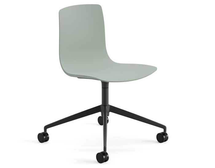Aava 02 Polypropylene Chair with Trestle Base by Antti Kotilainen
