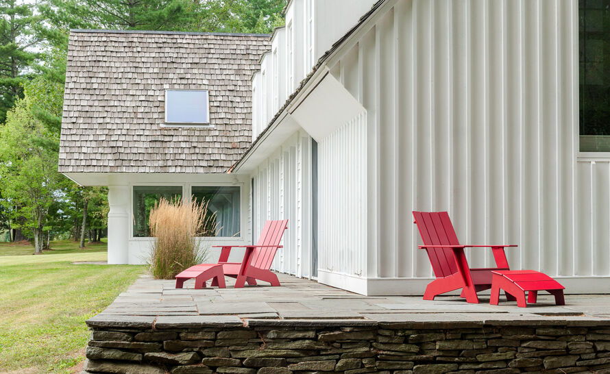 Adirondack Outdoor Compact Ottoman by Loll Designs | hive