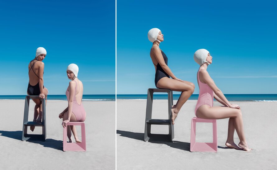 GANDIA BLASCO AIRハイスツール 77cm デザイナーズ家具 Air Low Stool by Hector Serrano for Diabla | hive