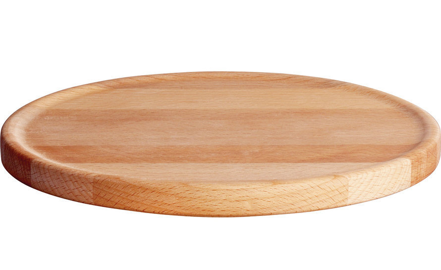alessi tonale beech-wood plate