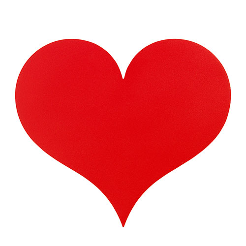 alexander girard metal wall relief little red heart by Alexander Girard for Vitra.