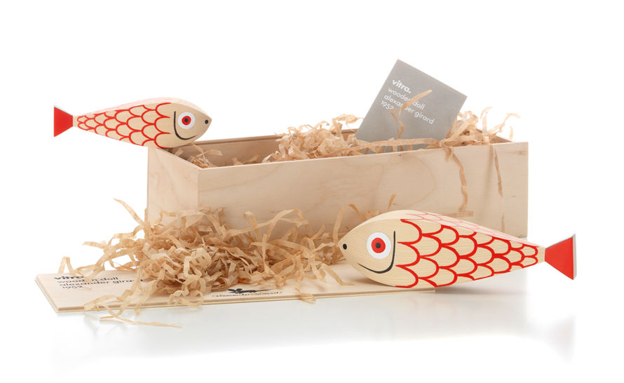 置物 Wooden Dolls Mother Fish & Child Wooden Dolls Mother Fish & Child | Vitra | by Alexander Girard
