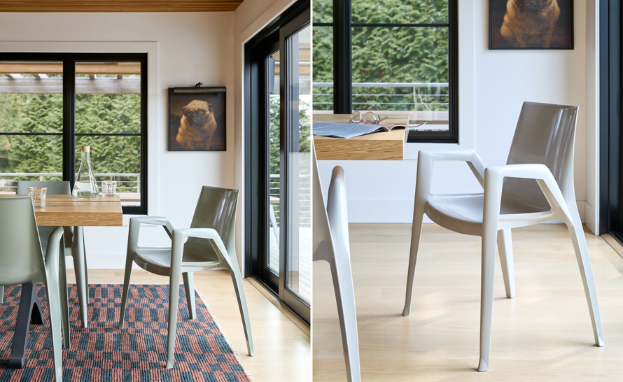 ArcoBellini Stacking Dining Armchair by Mario & Claudio Bellini
