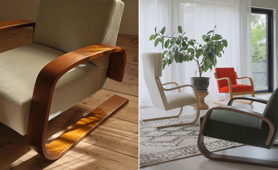 Armchair 400 Tank Chair by Alvar Aalto for Artek | hive