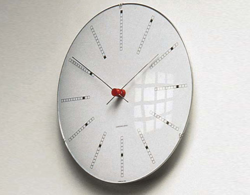 Arne Jacobsen Banker s Clock by Rosendahl for Ameico hive