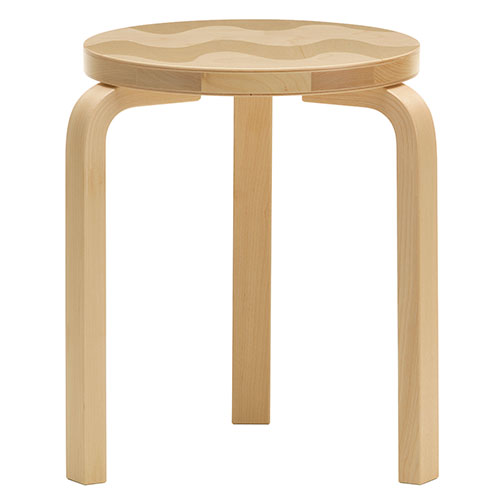 artek + marimekko stool 60 by Alvar Aalto for Artek