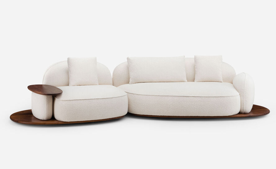 Azores Collection Terceira Armless Sofa by Luca Nichetto for De La