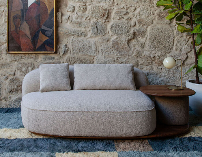 Azores Collection Terceira Armless Sofa by Luca Nichetto for De La