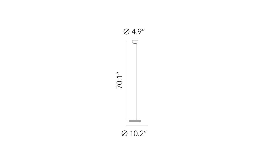 Bellhop Floor Lamp by Edward Barber & Jay Osgerby for Flos | hive