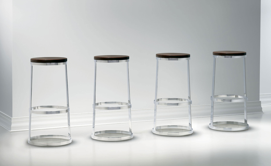 Aro Stool with swivel seat by Lievore Altherr Molina for Bernhardt