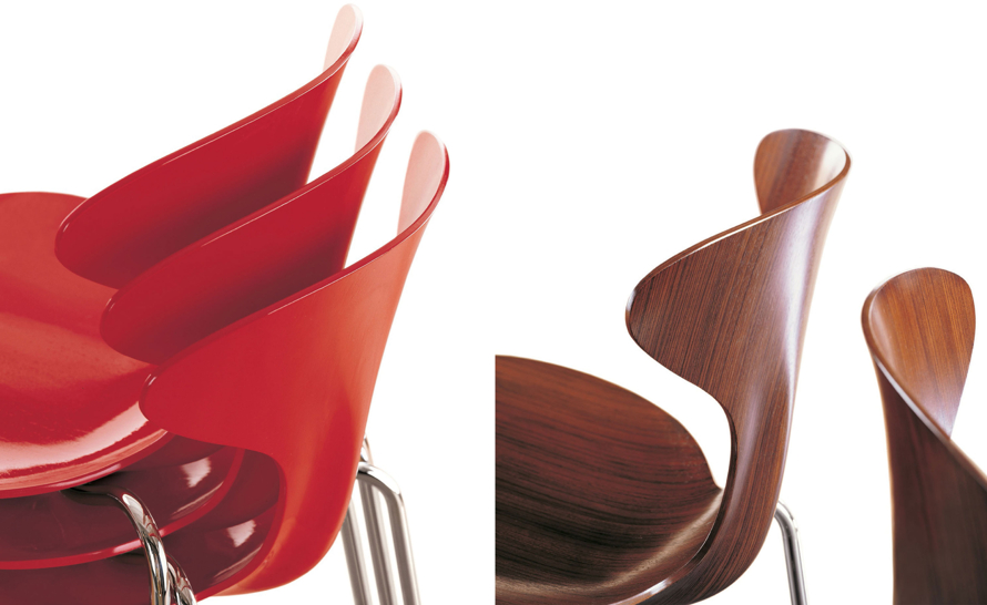 Orbit Stacking Chair by Ross Lovegrove for Bernhardt Design | hive