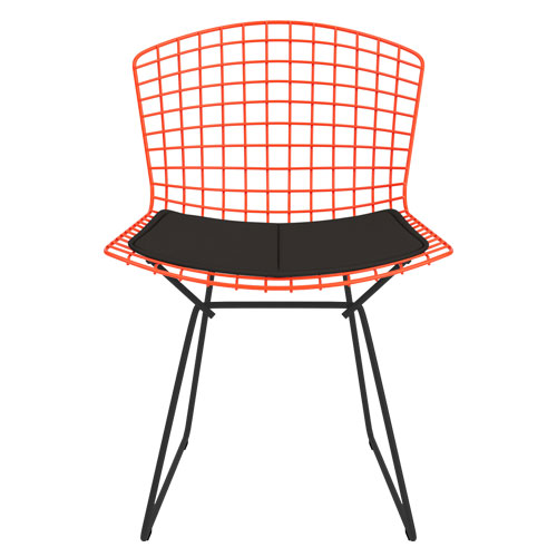 bertoia two tone side chair by Harry Bertoia for Knoll