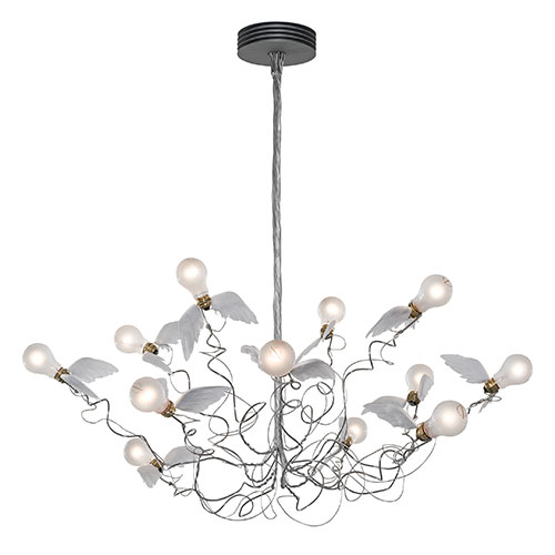 birdie chandelier lamp by Ingo Maurer for ingo maurer