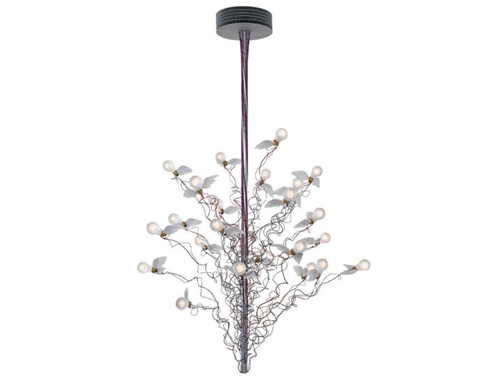 Birds, Birds, Birds Chandelier Lamp