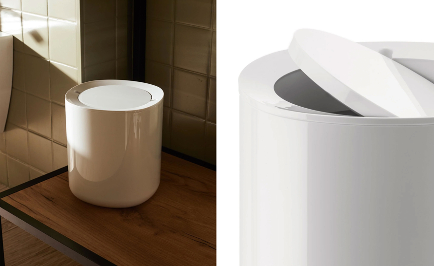 Birillo Bathroom Waste Bin by Piero Lissoni for Alessi | hive