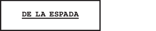 De La Espada de la espada logo