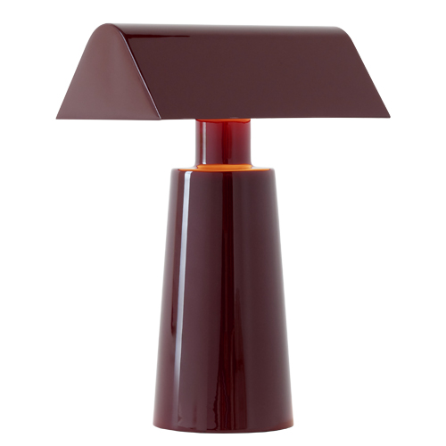 caret portable table lamp by Matteo Fogale for &tradition